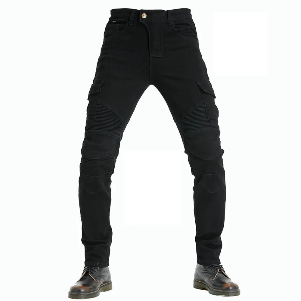 2025 New Men Motorcycle Equipment Protective Gear Road Racing Stretch Outdoor Riding Rider Camo Jeans Pants Multi-Color Optional