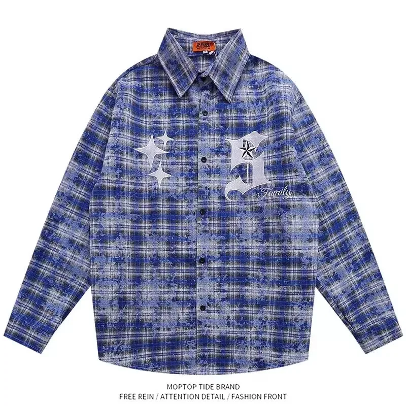 

Men's Long Sleeve Shirt Lazy Style Loose Fit Sun Protection Casual Daily Wear Polyester Fiber Non-deformable All Seasons