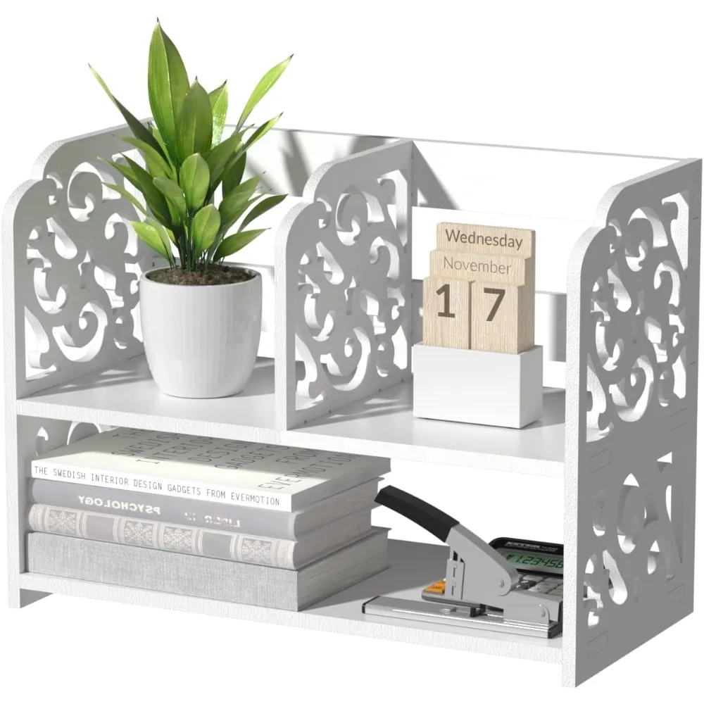 

Настольный органайзер ty arts & culture, винтажная настольная стойка для хранения с полым узором для женщин, мужчин и детей, белая настольная полка, органи