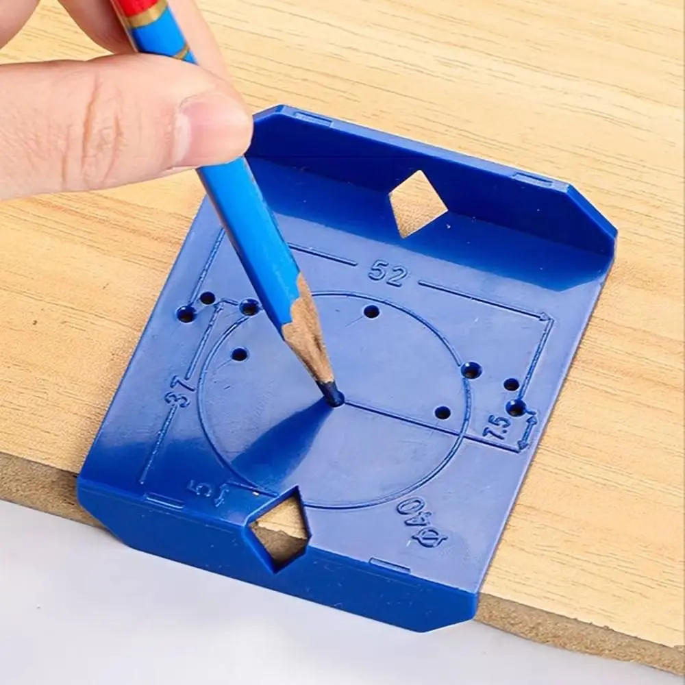 3/4Pcs Manual Operation Hinge Drilling Locator Set Hinge Insulation Hinge Positioning Tool Positioning Concealed