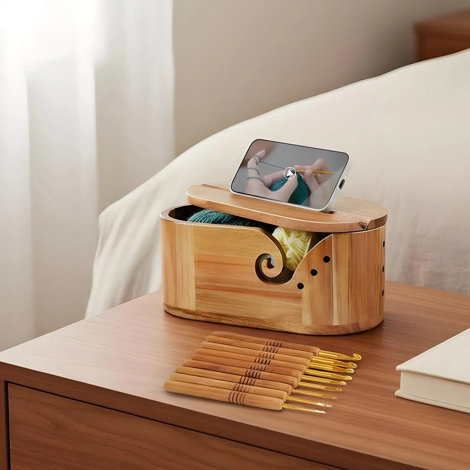 bols-a-fil-pour-le-crochet-stockage-de-fil-en-bois-bol-a-couvercle-porte-fil-fait-a-la-main-pour-quilting-tricot-tissage-crochet