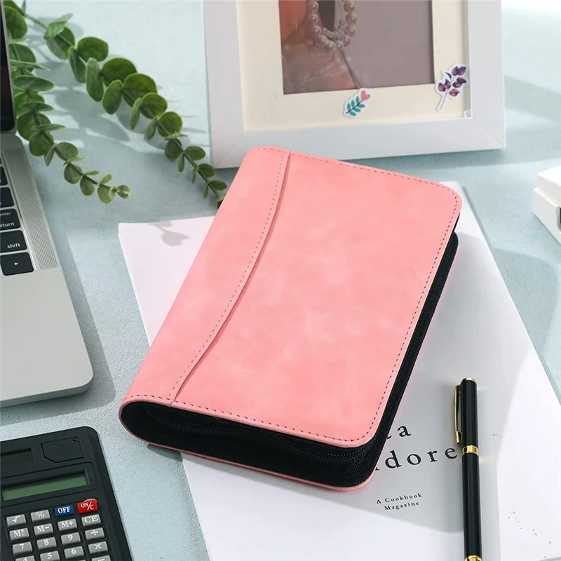 Durevole-Pianificatore di budget A6 con calcolatrice Raccoglitore di budget con cerniera Pianificatore di budget realizzato con buste per budget di risparmio di denaro, budget A6