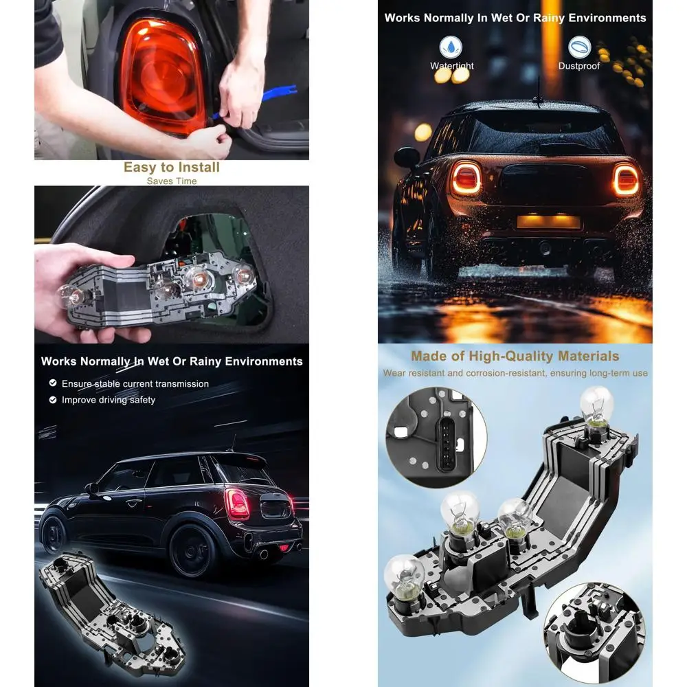 

Универсальный кронштейн заднего фонаря в сборе для Mini F55 F56 F57 1.5T 2.0T, совместимый с 6321736130, 5611323599, 3632171, 607901, R