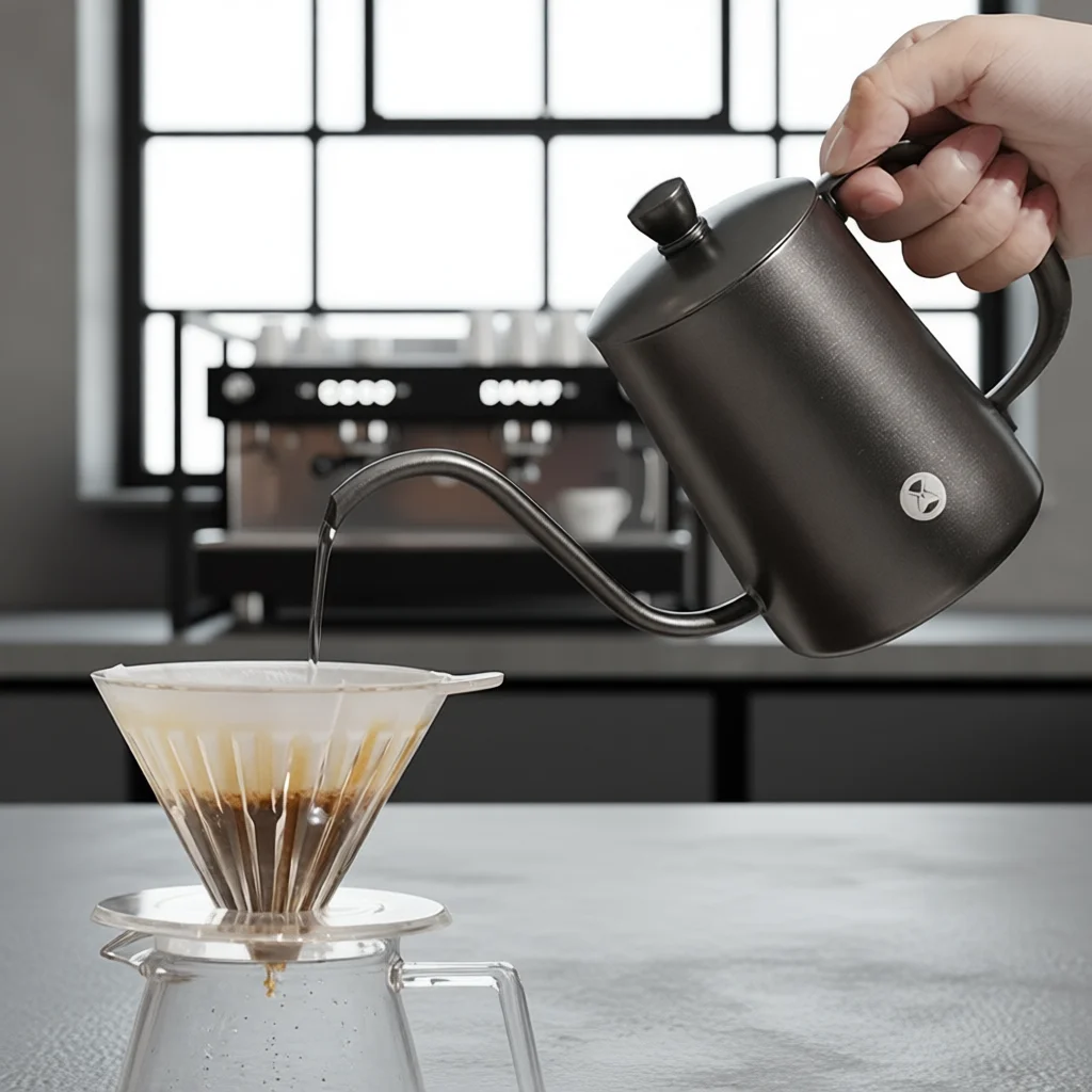 Kettle TIMEMORE Gooseneck TIMEMORE FISH03 Gooseneck Kettle 300-600ML Coffee Pot Pour-Over Kettle 90° Patented Spout Coffee Pot Drip Kettle