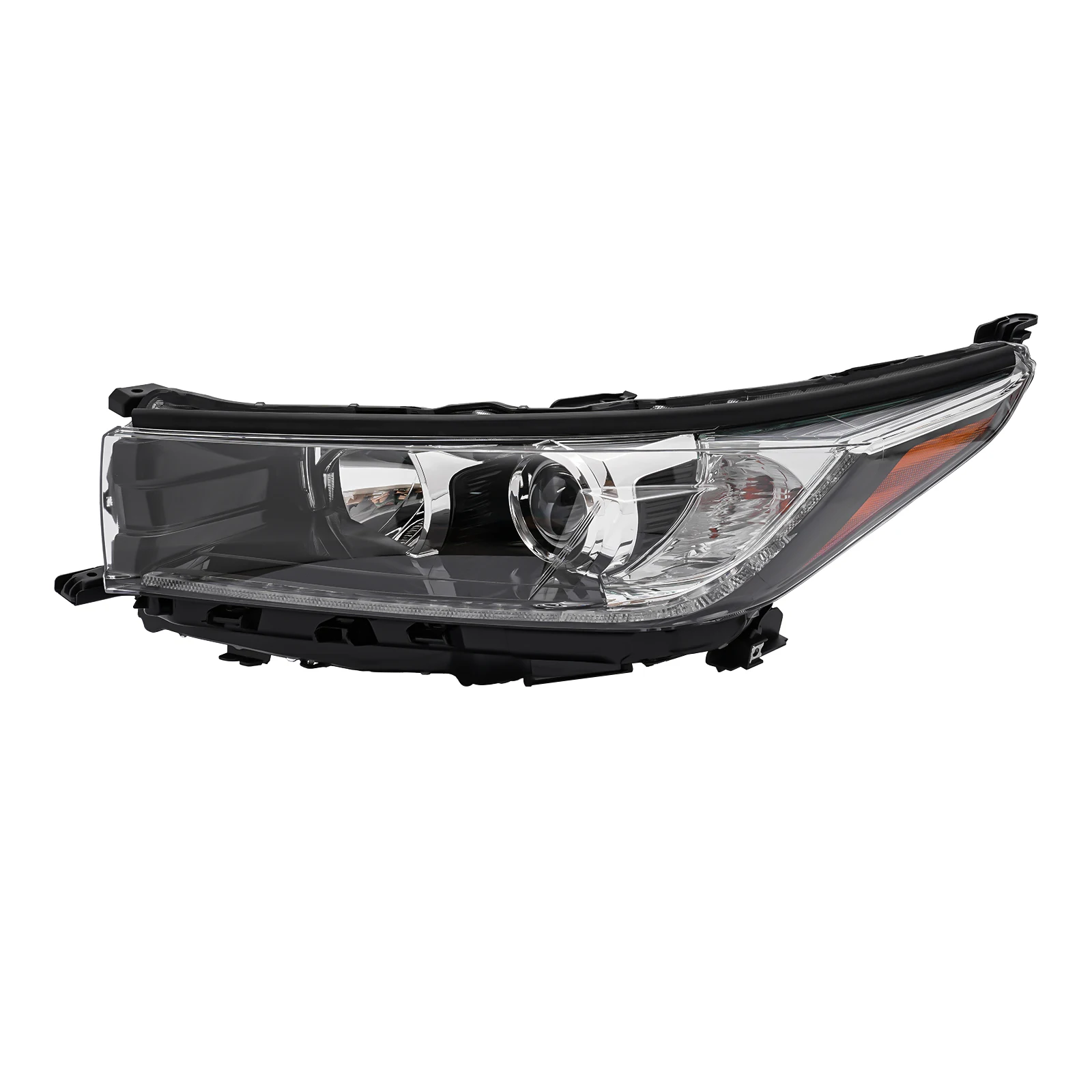 

Headlight Assembly LH For 2017-2019 Toyota Highlander LE XLE Projector Driver w/LED DRL Headlight Headlamp Clear OEM 811500E390