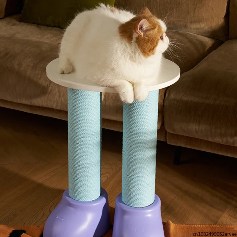 

56cm Cat Scratching Post, Nest, Climbing Frame, Side Table Integrated Design Pet Toy Cat Supplies Shared By People and Pets