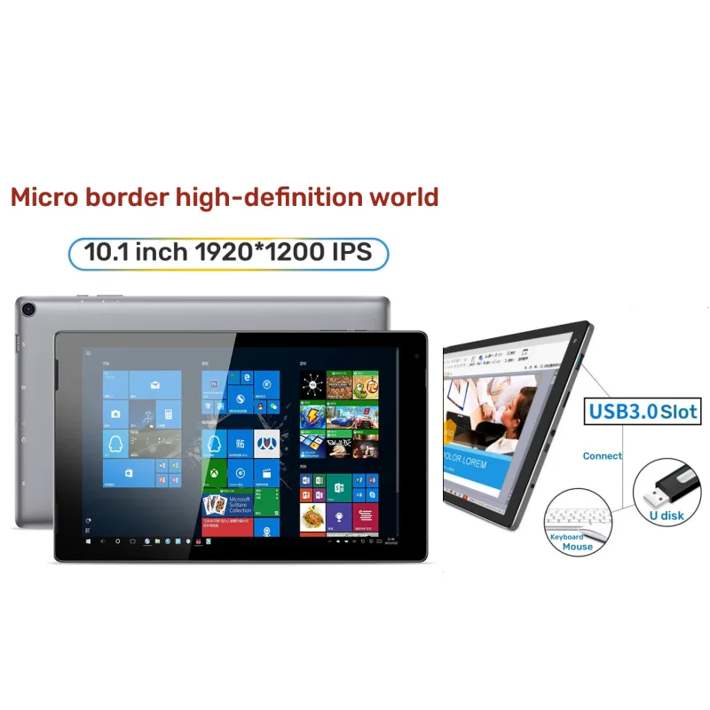 Imagem -06 - Polegada 2in1 4gb Ddr 64gb Rom Ezpad Windows 10 Tablet Z8350 Cpu 64 Bits 1920x1200 Tela Ips Hdmi-compatível Usb 3.0 Wifi 10.1