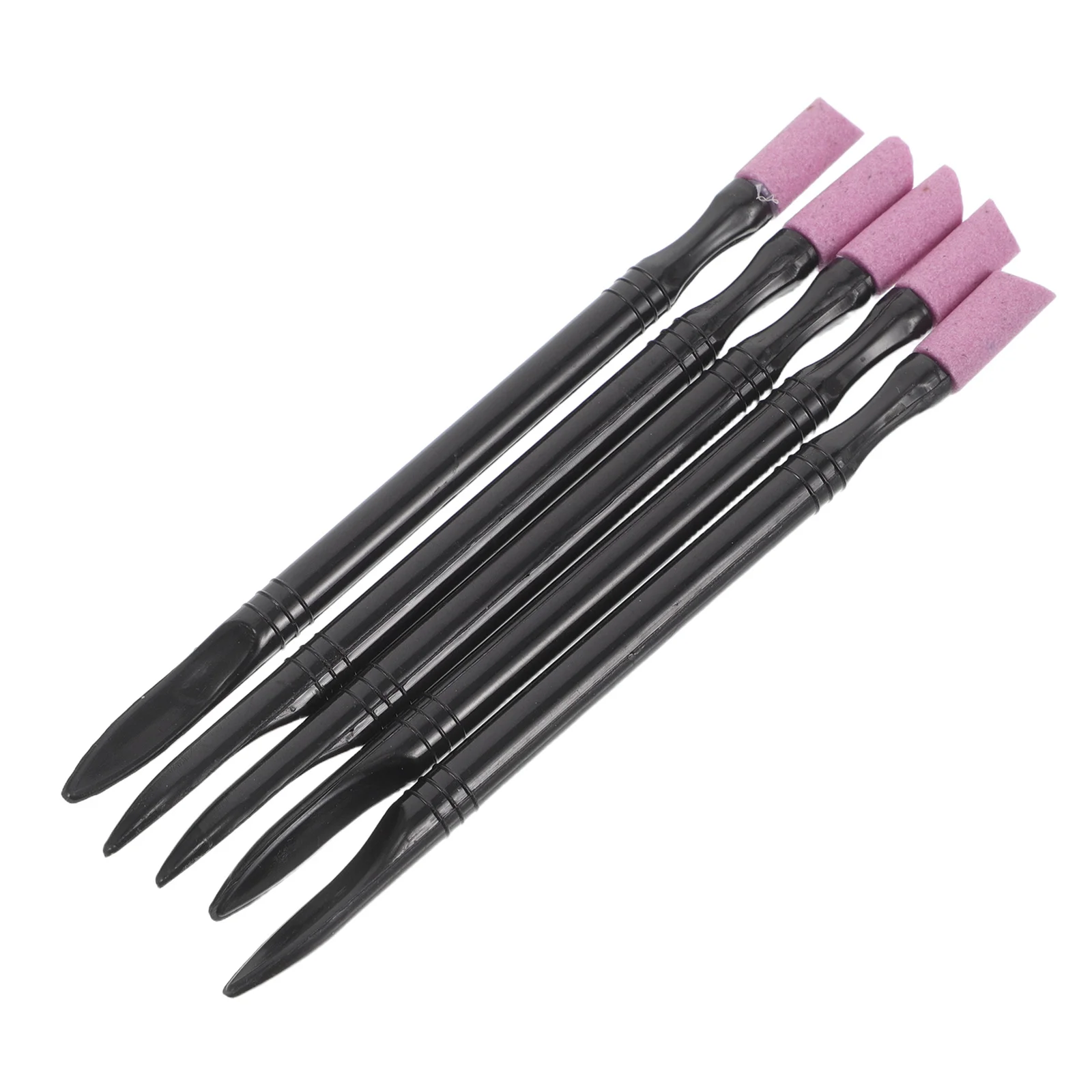 5 szt. Dwustronny pilnik do paznokci, polerka, pisak do usuwania skórek, wielofunkcyjne narzędzia do manicure do profesjonalnego użytku domowego, gładkie paznokcie