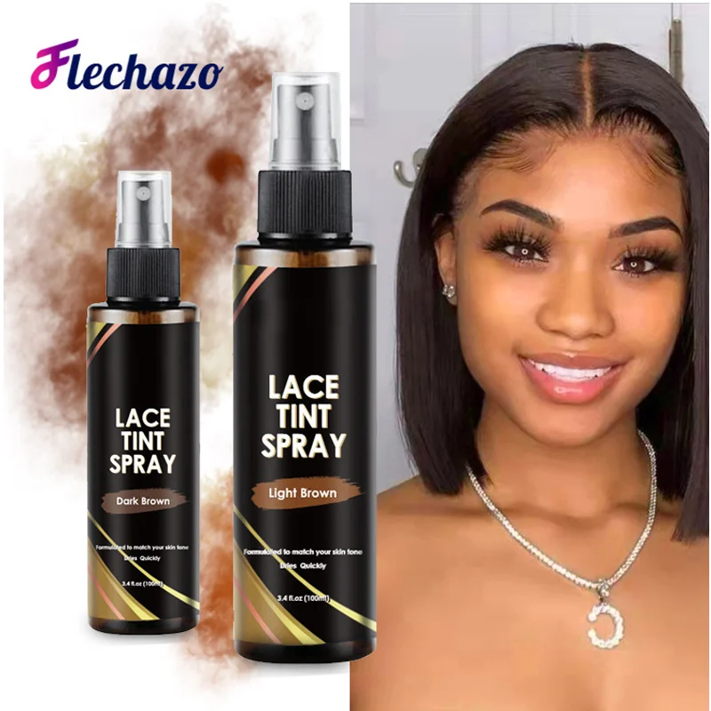 

Skin Brown Color Lace Tint Spray 3.4FLOZ(100ml) Mousse Foam Tint To Match Your Skin Tone For Lace Wigs and Closure Frontal