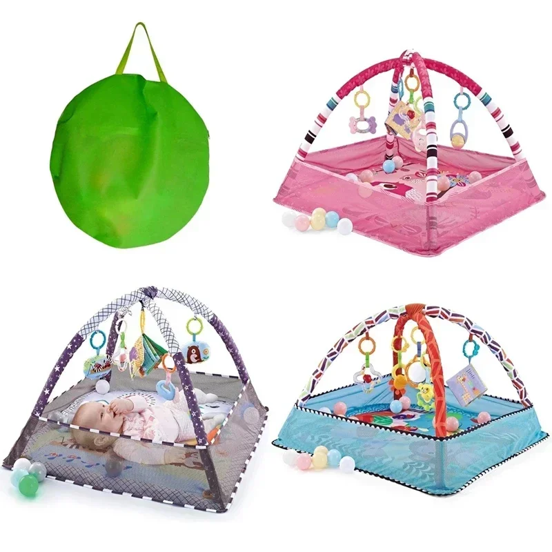 Baby fitness frame boys and girls crawling game blanket puzzle multi-function fence crawling mat enlightenment toys 0-18 Months