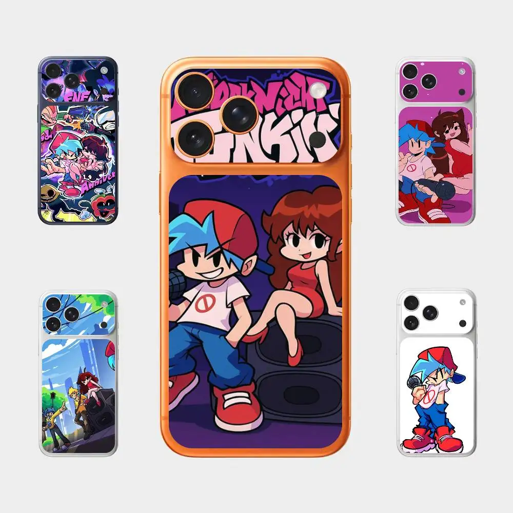 

F-Friday N-Night Funkin For Iphone 17 Pro Max Back Protective Decorative Sticker Back Cover