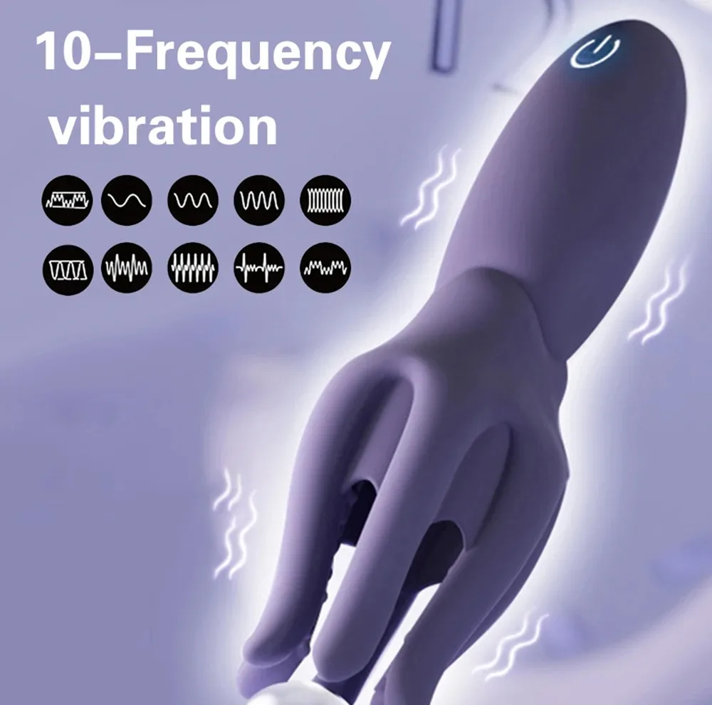 Glans Stimulation Massager Penis Delay Ejaculation Trainer Men\'s Vibrator Male Masturbator Equipment Sex Toys For Men Exercise