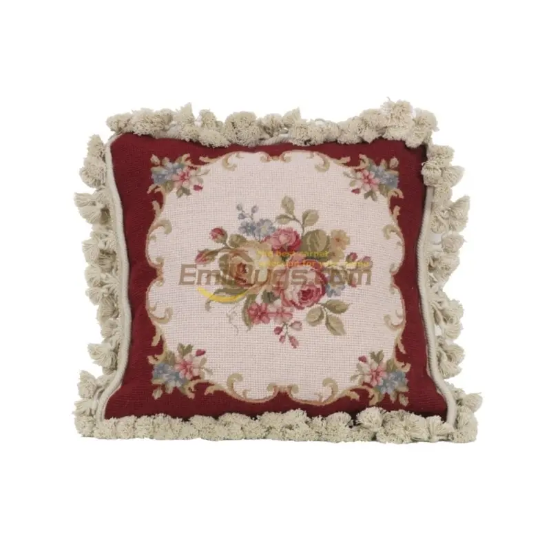 Leaves embroidery pillow  weave the needlepoint pillow palace    Victoria style cushion handmade stitches cushions handmade