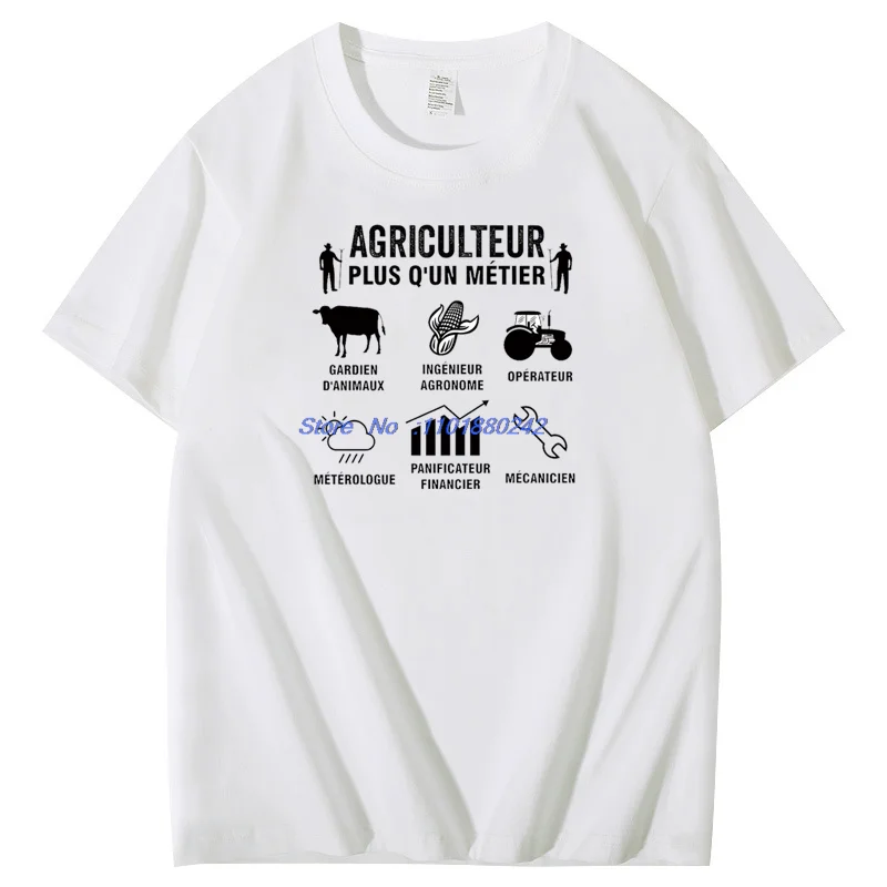 

Фермерцы не просто профессия, юмористическое сельское хозяйство в магнитах, квадратные графические футболки, хлопковая футболка унисекс с короткими рукавами