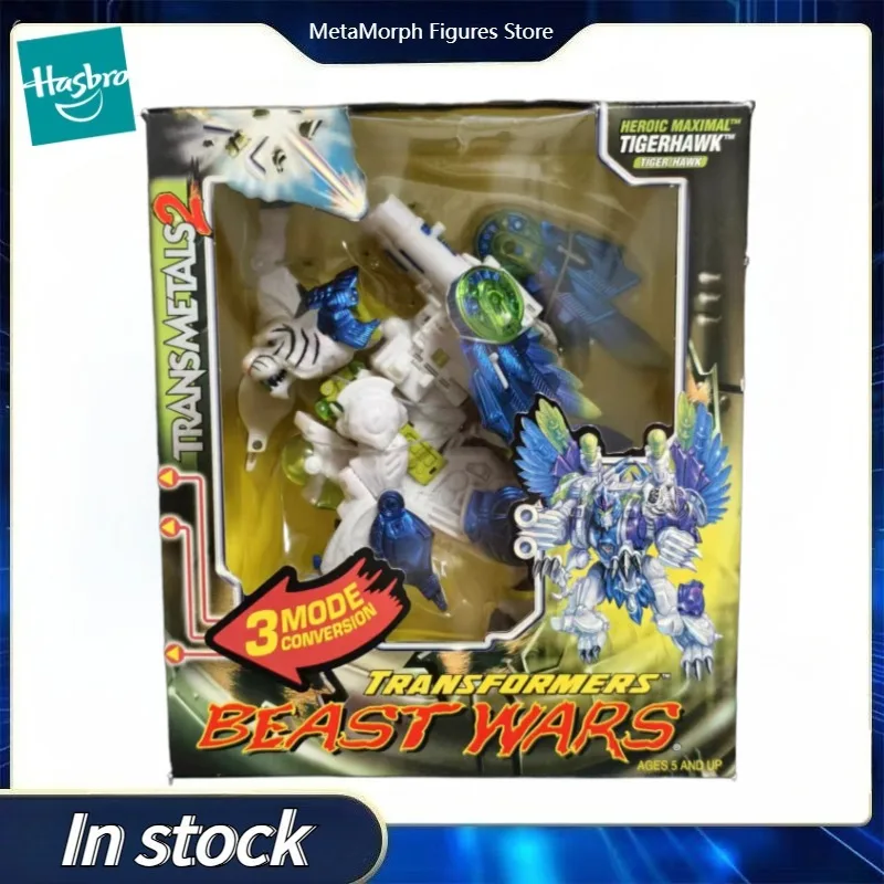 

Original Hasbro Transformers BEAST WARS HEROIC MAXIMAL TIGERHAWKT Action Toy Figure Collection
