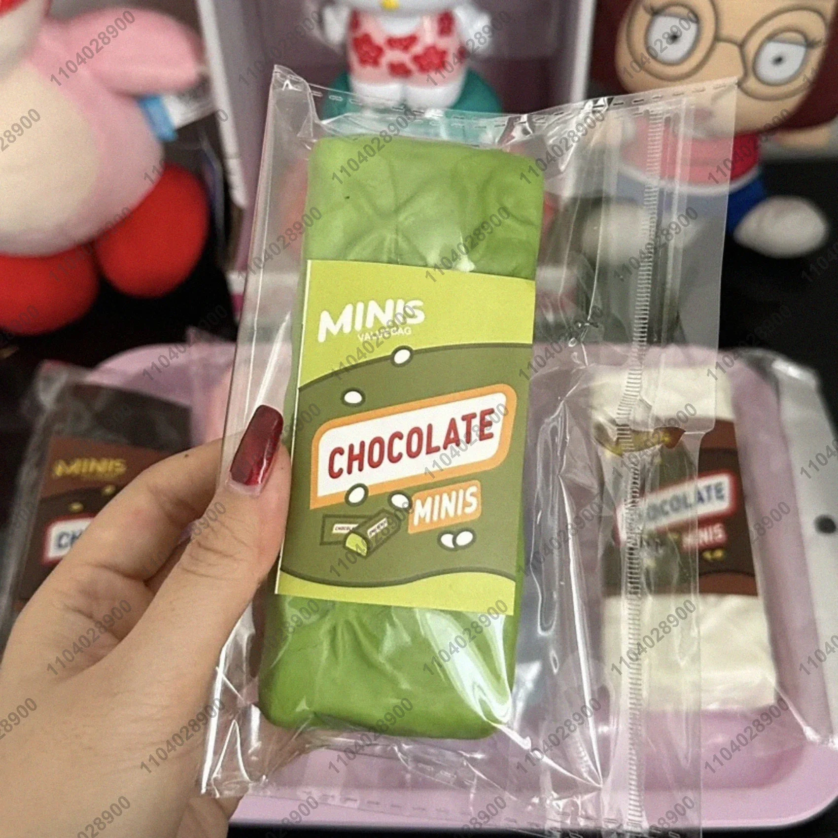 Chocolate Squishy Slow Rising Snicker Chocolate Bar Squeeze Toy Slow Rebound Food Stress Release Hand Relax Gift
