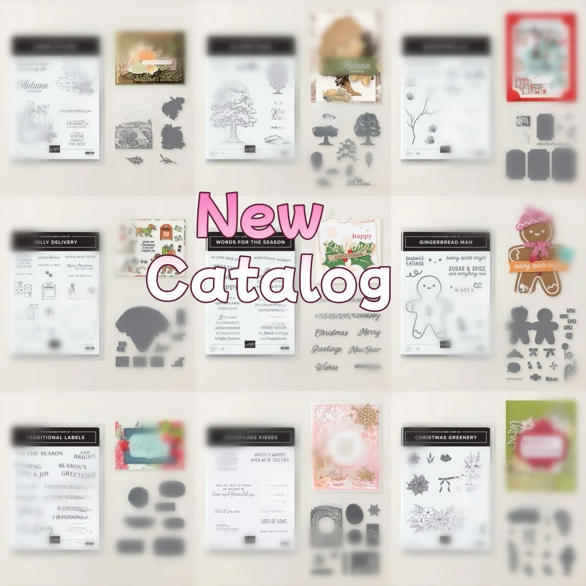 

NEW CATALOG Clear Stamp and Metal Cutting Dies Sets for DIY Scrapbooking Photo Album Decorative