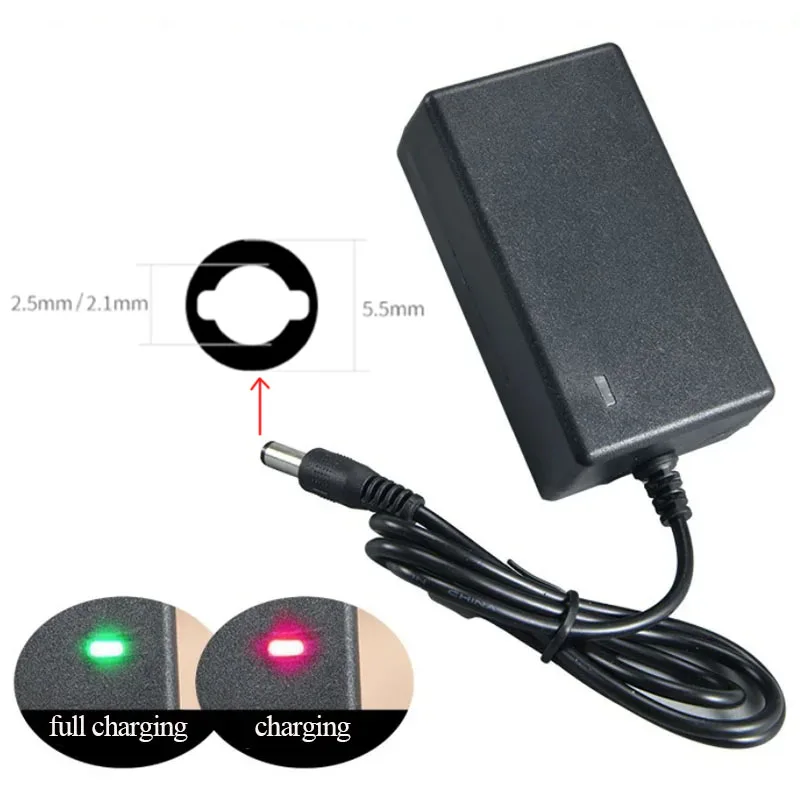 21V Lithium Battery Charger Electric Drill Polishing Machine Lawn Mower Intelligent DC Input Adapter EU/US Plug For 18V Makita