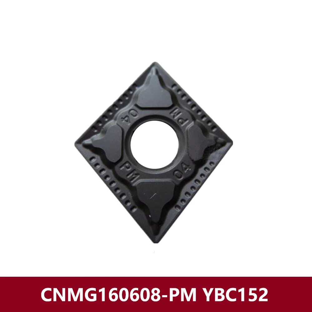 

Original CNMG542-PM CNMG160608-PM YBC152 Carbide Inserts CNMG160608 CNMG 160608 PM CNMG1606 CNC Turning Tools Holder Cutter CNMG