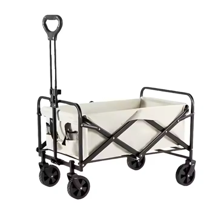 Custom Heavy Duty Portable Folding Cart 90KG 200lb Capacity Collapsible Utility Wagon for Outdoor Camping Small Roll Container