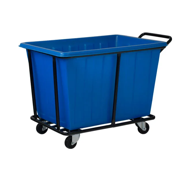 

AF08215 Baiyun Cleaning Durable Cleaning Trolley FRP Laundry (S) Blue Laundry Carts