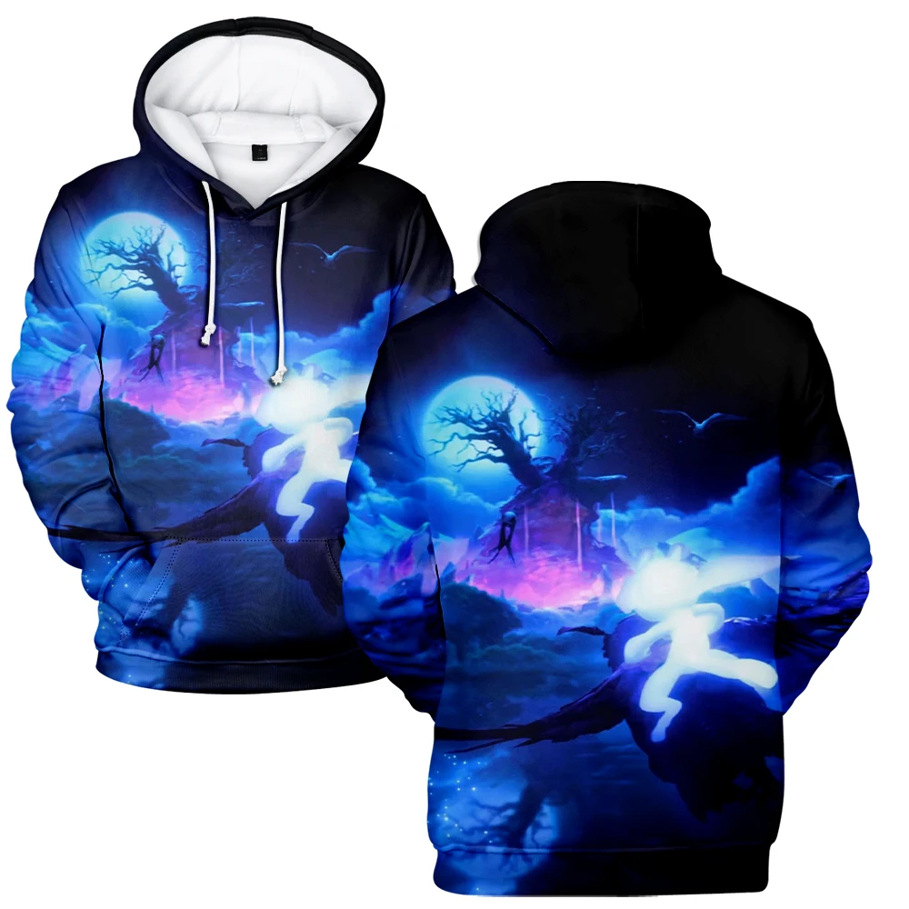 Ori and the Will of the Wisps Hoodies 3D Prints Unisex Fashion Pullover Sweatshirt Casual Streetwear Tracksuit