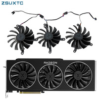 CF9015U12D CF1015U12D 6900XT Cooler Fan For XFX Speedster QICK MERC 319 AMD Radeon RX 6900 XT Ultra GPU Fan