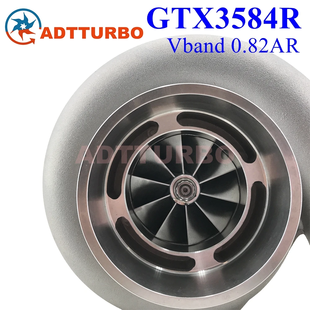 GTX3584R Vband 0.82AR Turbocharger 856804-5001S 550-1000 HP 2.0L-5.5L Ceramic Dual Ball Bearing Turbine for Garrett Performance