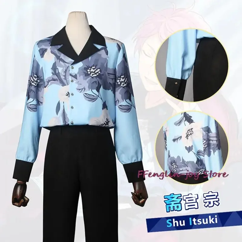 Game Ensemble Stars Itsuki Shu Cosplay Costume Anime Clothing Party Suit Shirt Pants Halloween Carnival Uniforms Custom Made OA2