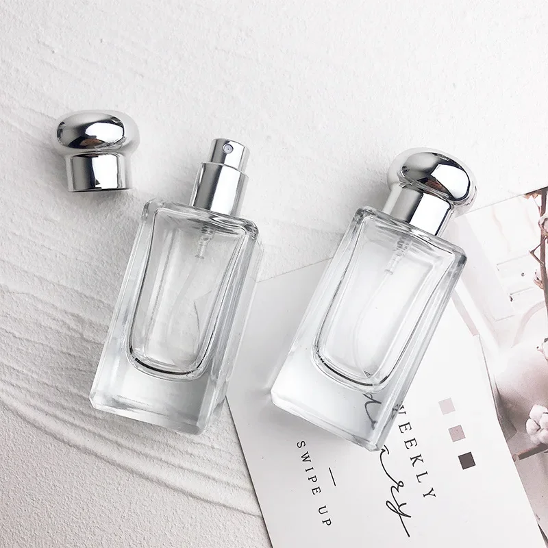 30ml Perfume Split Bottle Glass Press Empty Spray Bottle Screw Cosmetic Replacement Bottles High-end Small Sample Wholesale