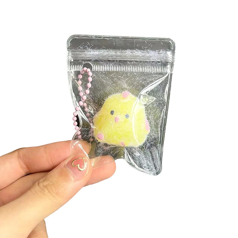 1PC Borsa Animale Ciondolo Appiccicoso TPR Squishy Mini Pollo Alleviare Lo Stress Nuovo Agitarsi Giocattolo Spremere Puntelli di Decompressione