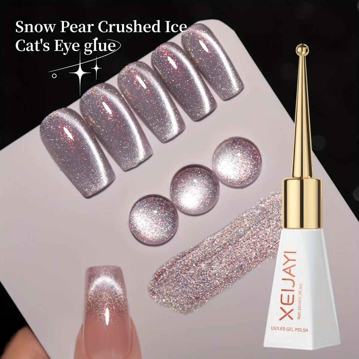 1pcs 10ml Popular Cat Eye Magnetic Gel Nail Polish Optional Nail Polish Women Summer Gift