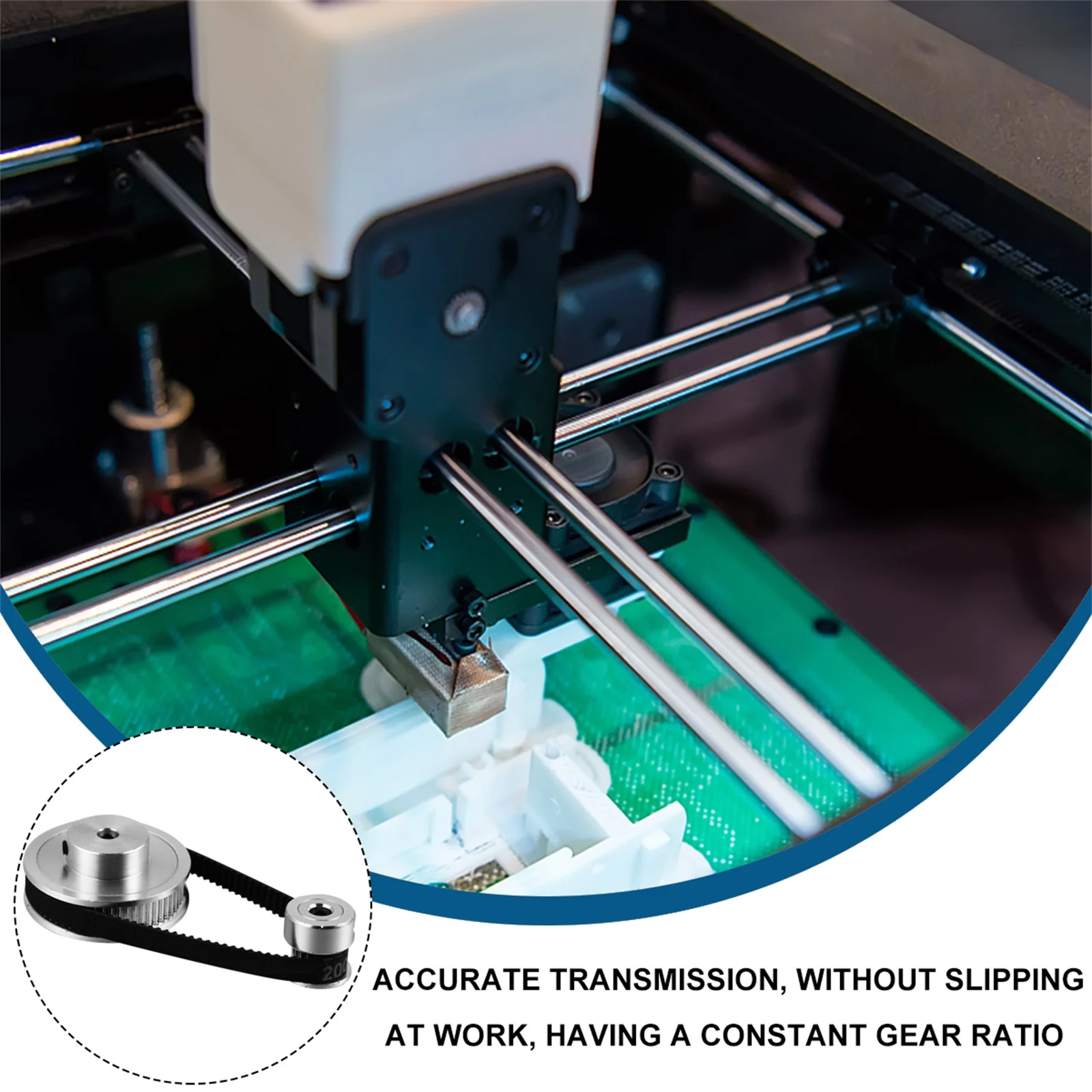 

Комплект синхронных колес для 3D-печати: алюминиевые шкивы, редукторы для шаговых двигателей, зубчатые ремни, механические комплектующие