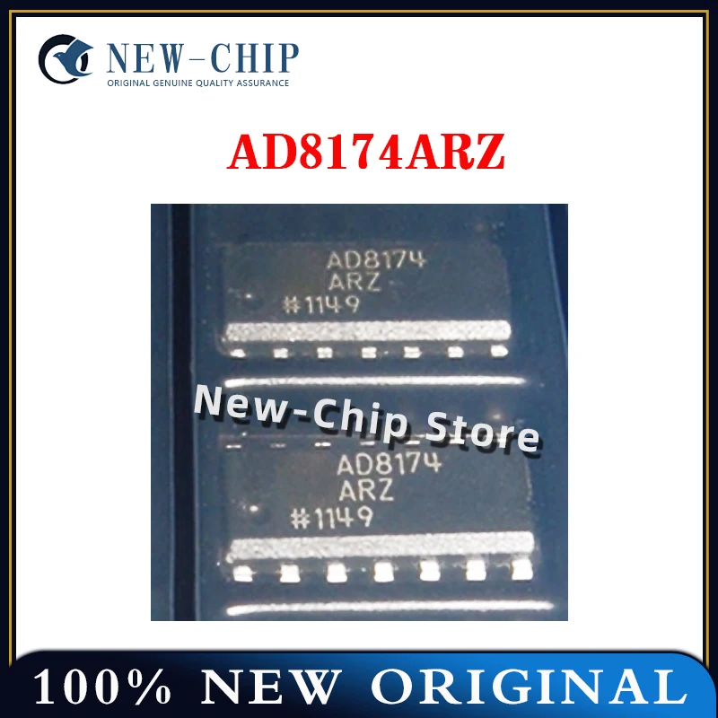 2PCS-50PCS/LOT  AD8174ARZ   AD8174AR  AD8174  SOP-14  New Original