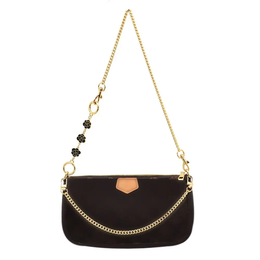 Bag Accessories Camellia Shape Hardware Handbag Strap Extender Bag Chain Replacement Chain Handbag Bag Extension Chain