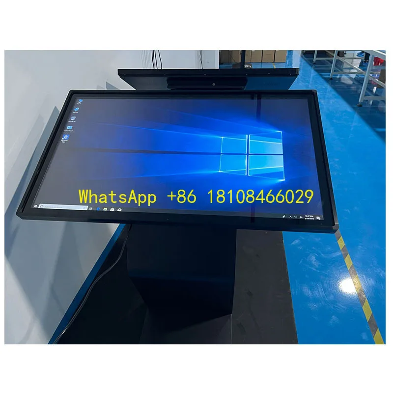 Display All in One Touch Screen Kiosk Self-Inquiry Display 32/43 Inch Floor Standing Interactive LCD Panel Digital Information