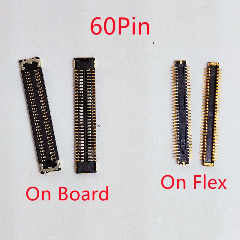 5-20Pcs LCD Display Screen Flex FPC Connector 60Pin For Huawei P20Pro/Mate20 Pro/MATE 20 RS/Mate 20Pro/P20 Pro Plug On Board