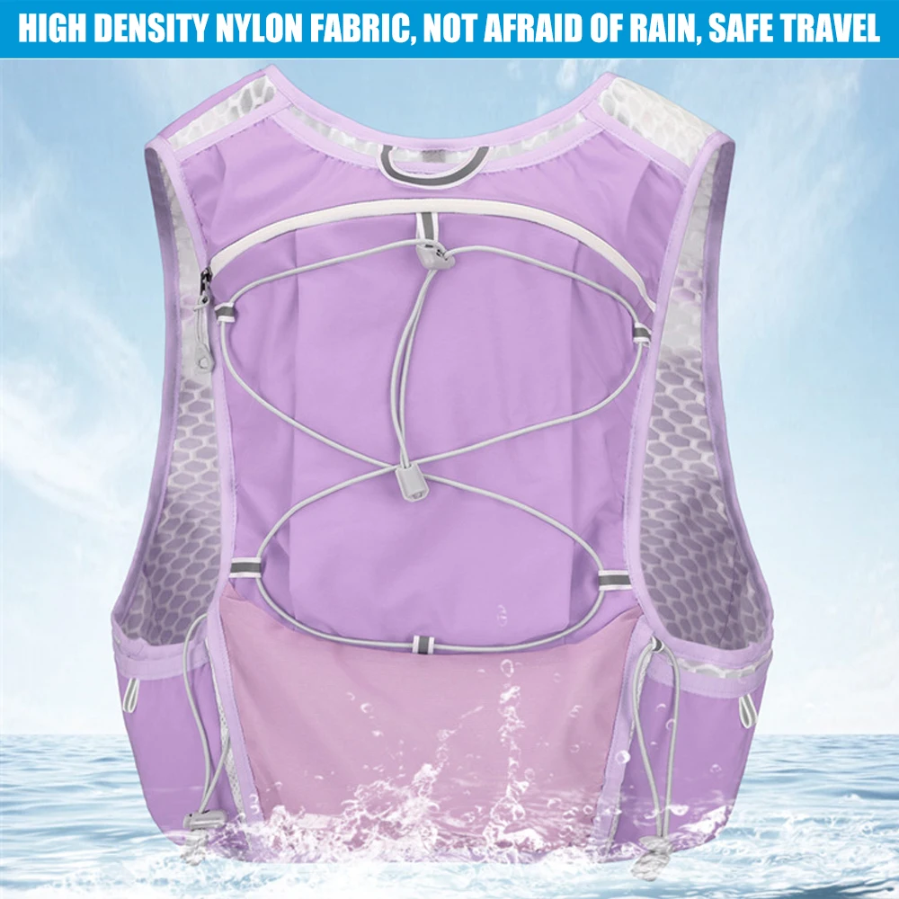 1PCS Running Vest, Lightweight Hydration Backpack with Waterproof Phone Pocket for Hiking Trail Running Cycling Marathon