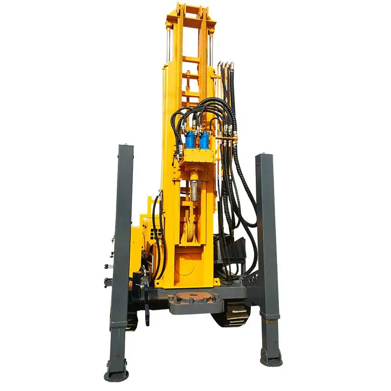 

Customized 180m 200m Hard Rock Breaker Pneumatic Portable Soil Drilling Rig Equipment in Water Well