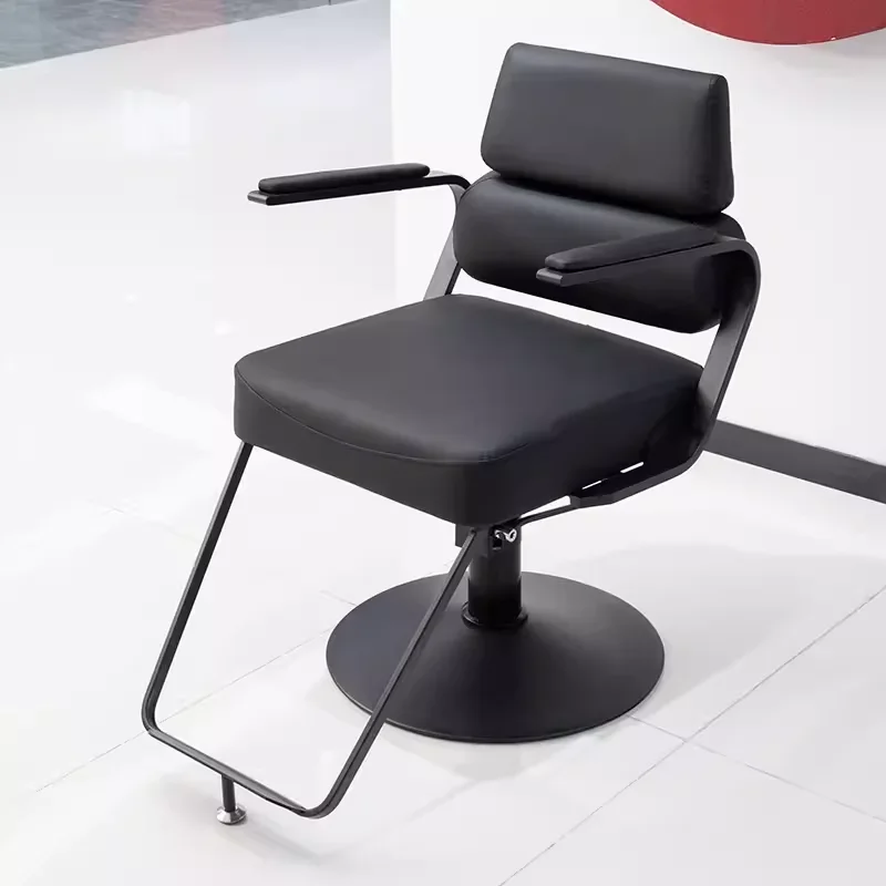 

Salon Luxury Barber Chair Shampoo Headrest Beauty Swivel Barber Chair Prodgf Hairdressing Silla De Barbero Home Furniture