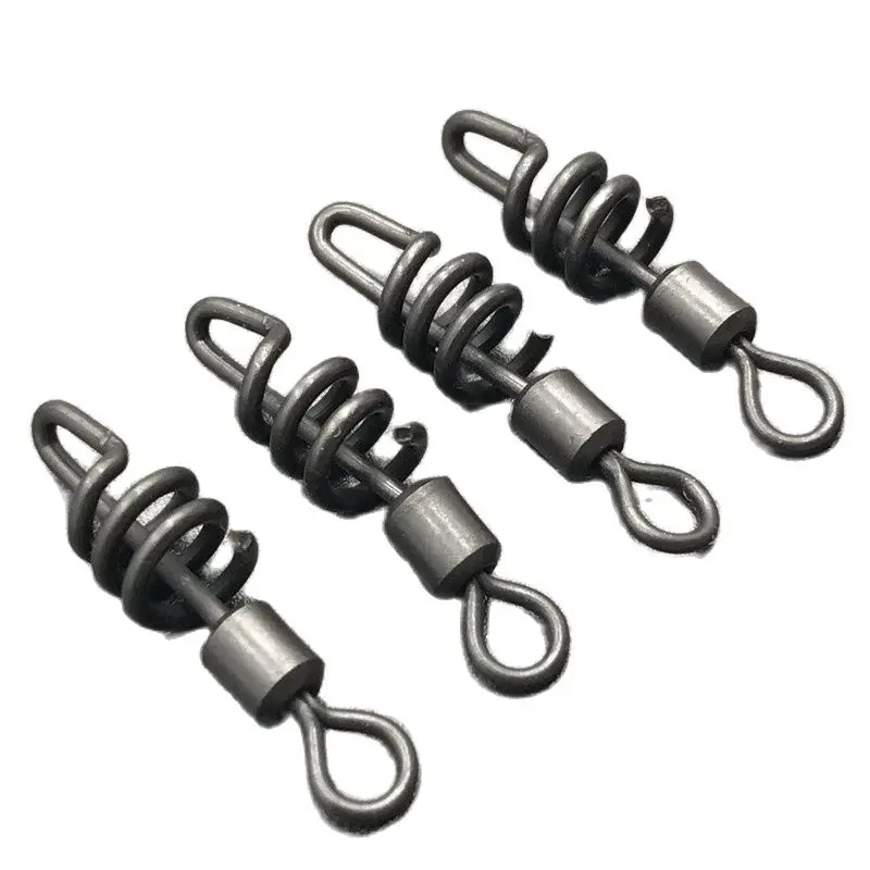 20pcs Carp Fishing Corkscrew Swivel UK 8 Quick Change Swivels Carp Fishing Tackle Rolling Swivels Accessories of Fishing China