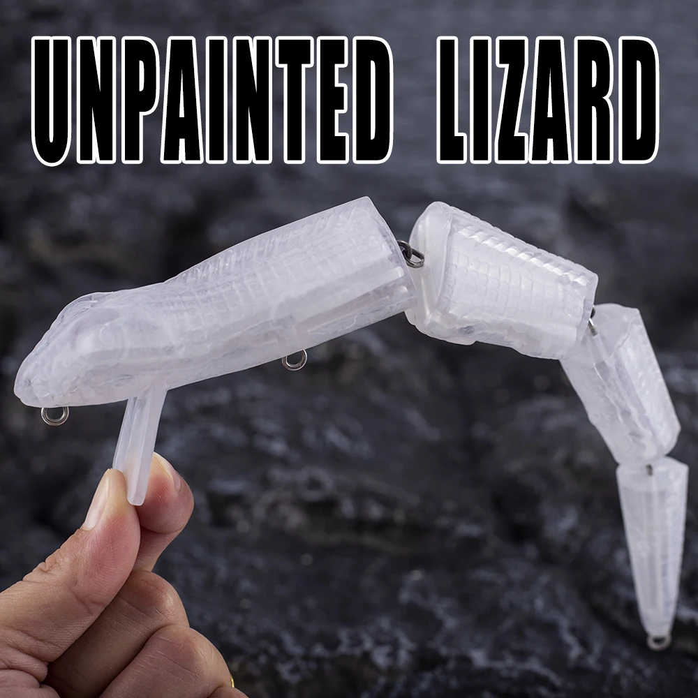 

Dr.Holife, 6 шт./лот, неокрашенные шарнирные заготовки для плавания, приманка для окуня, 22 см, 53 г, искусственная жесткая приманка для плавания для DIY