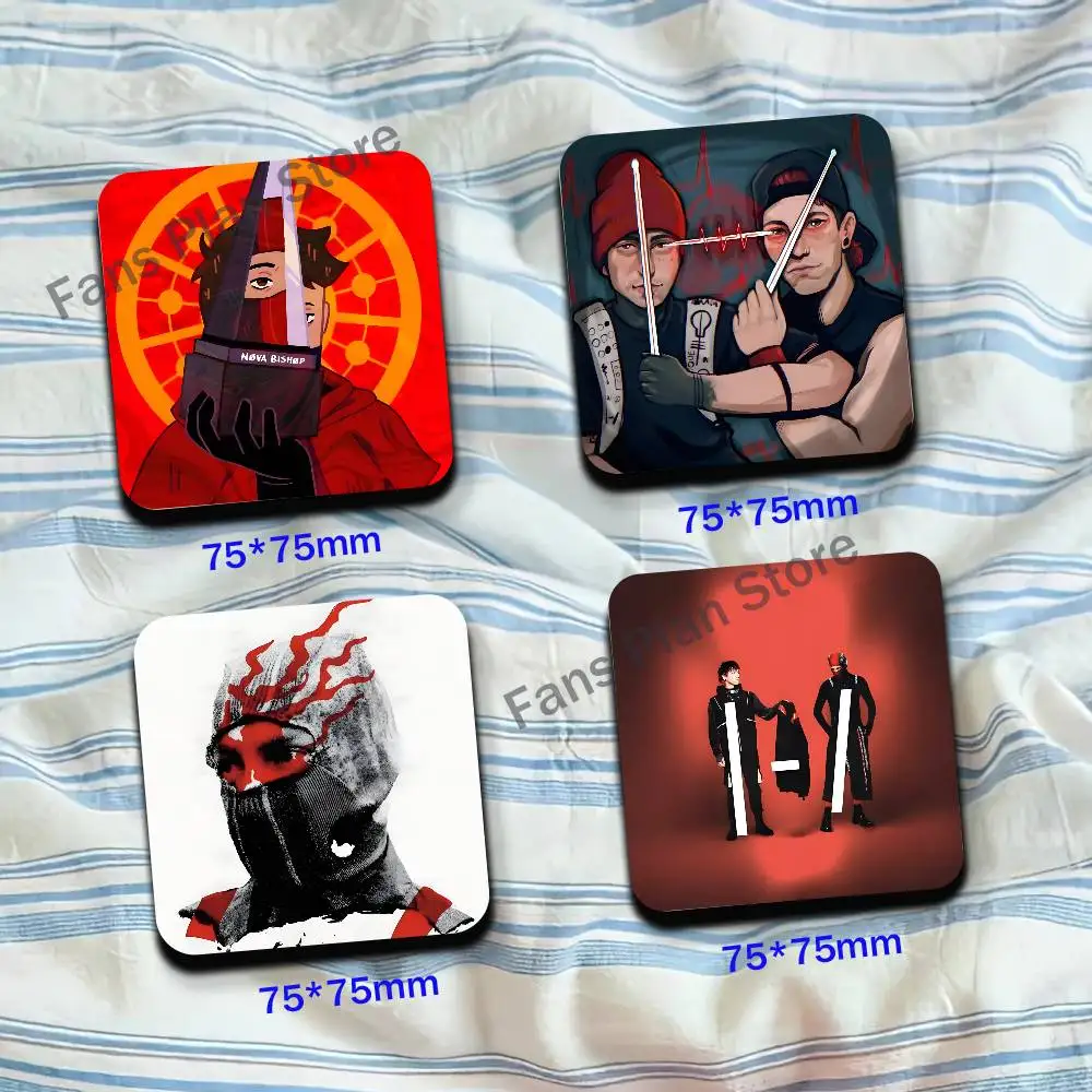 T-Twenty One Band P-Pilots Cute Cartoon Anime Refrigerator Magnets Soft Magnetic Heat Transfer Refrigerator Magnets Gift