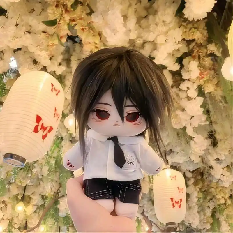 Recheado 20cm anime daoist aberration li huowang dos desenhos animados boneca de pelúcia brinquedo cos vestir-se crianças adultos presentes de algodão colecionáveis