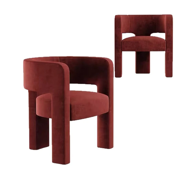 Nordic light luxury single sofa chair minimalist style living room special-shaped leisure chair