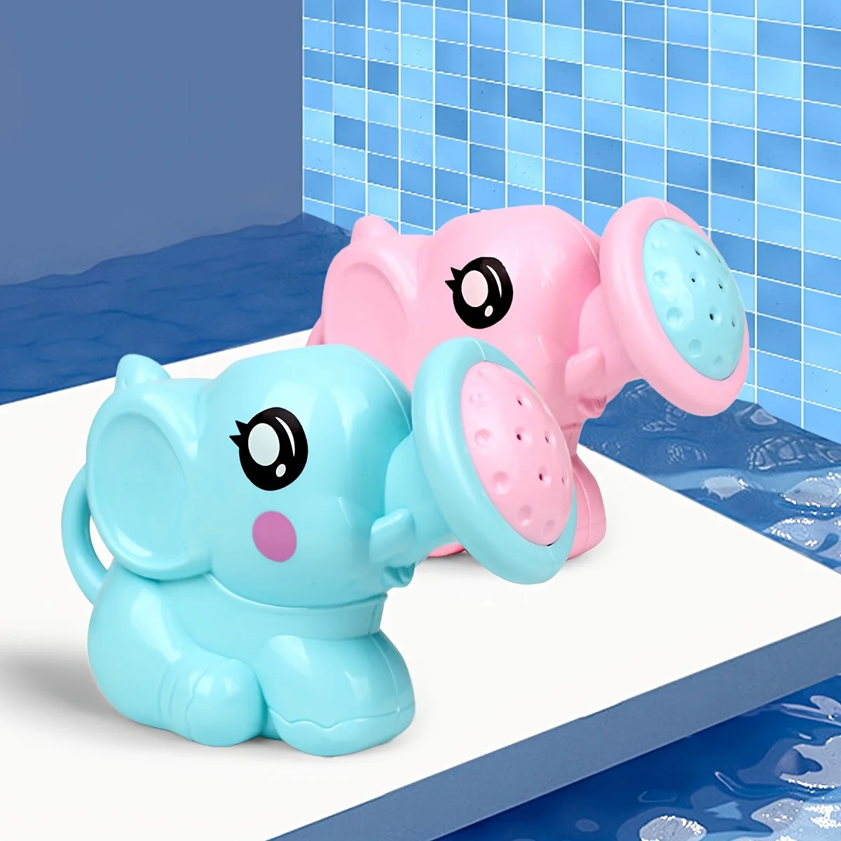 Juguetes de baño para jóvenes, hervidor de ducha con elefante de dibujos animados, accesorios divertidos para juegos acuáticos, 1 ud.
