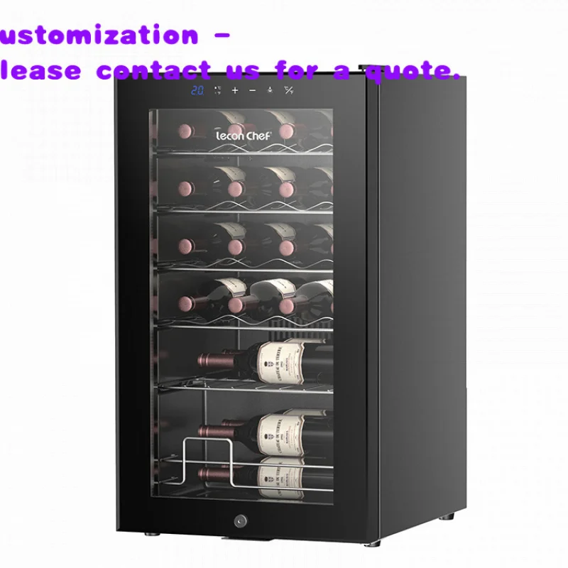 custom.Commercial Double Layer Chiller Made in China Chiller Refrigerator Control 24 Bottle Wine Coolers