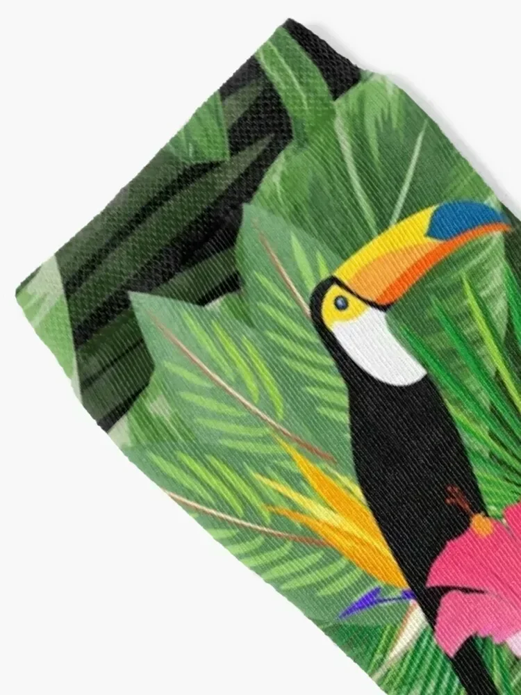 Toucan tropic Socks short basketball sport golf Socks Man Women's
