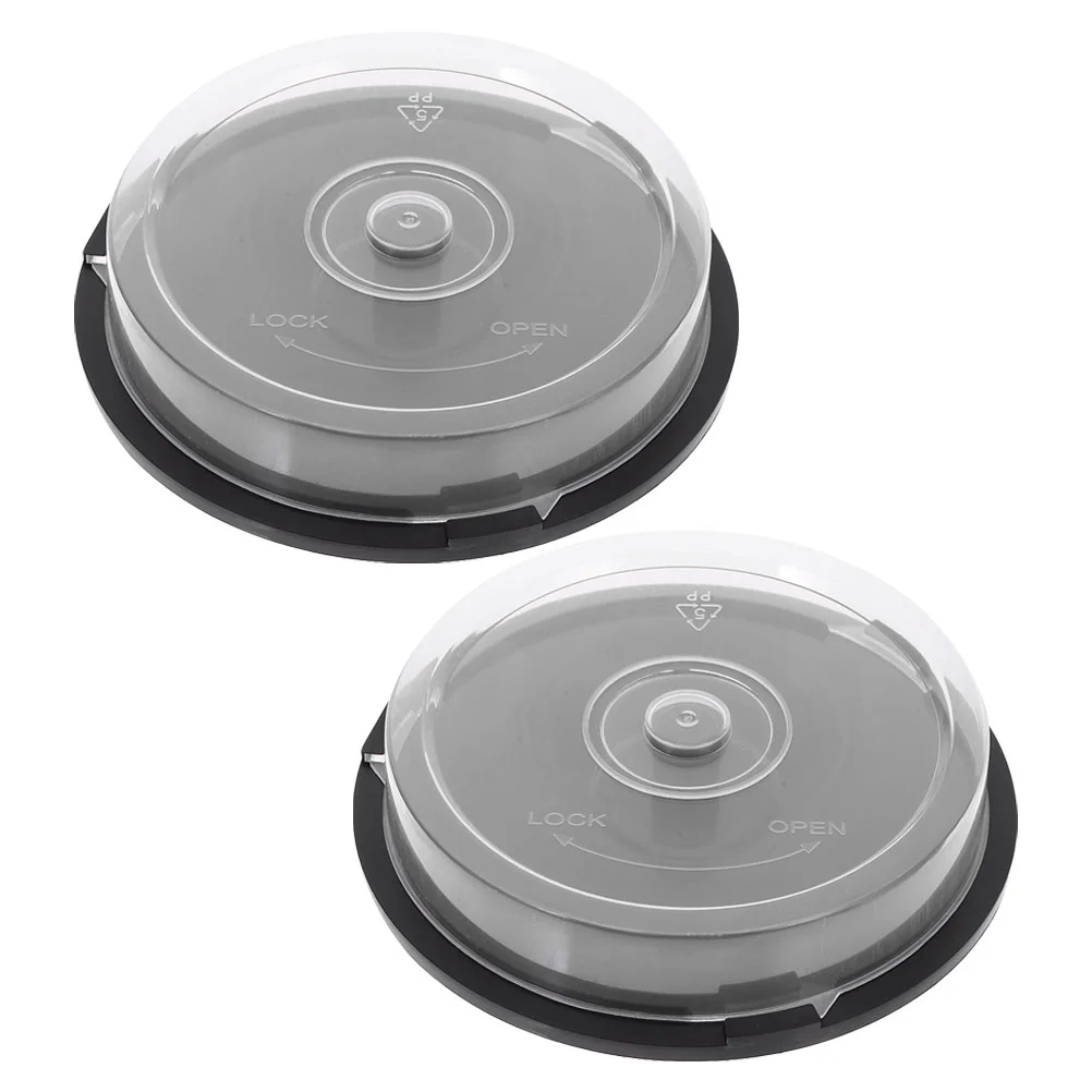 2pcs Plastic Storage Bucket for Dvds Holder Compact Disk Storage Holder Cd Organizer cd storage box dvd storage box