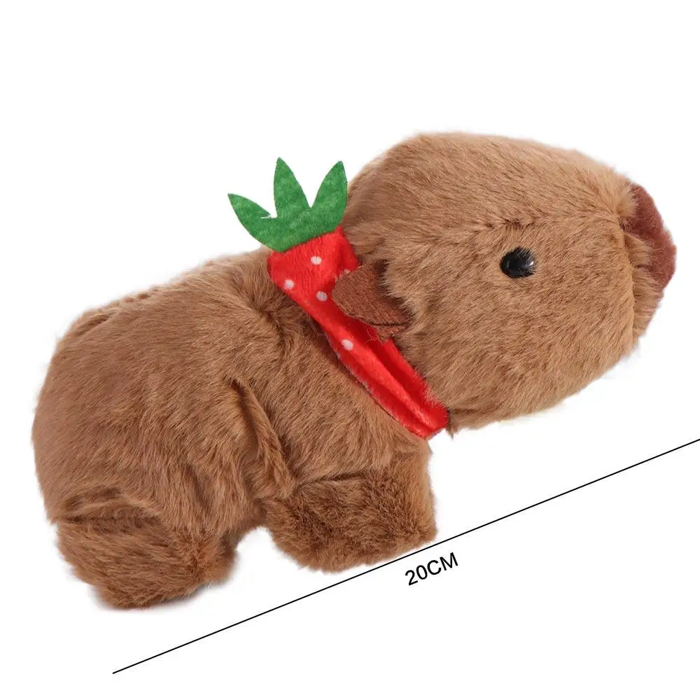 Kuscheltiere Capybara Plüsch Papa Kreis Plüsch Braun Cartoon Spaß Pop Kreise Weich Flauschig Schöner Capybara Handgelenk Kreis Kindergeschenk